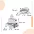 Relaxdays Kinder-Toilettensitz mit Tritthocker