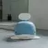 Kindsgut Kinder-Töpfchen Wal-Design, taubenblau