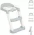 KIKKABOO Lea Toilettenaufsatz mit Leiter, Griffe, faltbar, grau (31403010017)