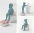 Relaxdays Töpfchen Dino 4-in-1 mit Deckel, rosa (10053665_113)