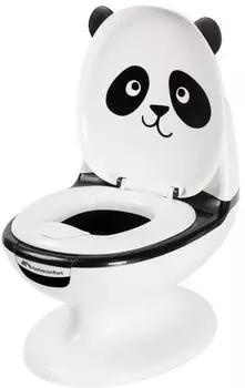 Bebeconfort Mini-WC Black Panda, Töpfchen 1-3 Jahre, Spritzschutz (3106206200)