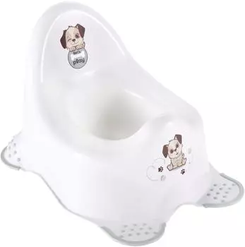 keeeper adam Babytopf Hund-Design, Anti-Rutsch, weiß (1864810034400)