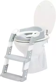 Fillikid Toilettentrainer Ben h&ouml;henverstellbar, wei&szlig;/grau (617523)
