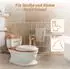 Twinky 3-in-1 Töpfchen & Toilettentrainer mit Musik, braun (SS003)
