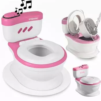 Twinky 3-in-1 T&ouml;pfchen & Kindertoilette rosa (TWKY2107)