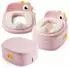 Moby-System Potty Chick 3-in-1 Töpfchen, Toilettensitz & Tritthocker, rosa