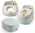Moby-System 3-in-1-Kindertöpfchen mit Toilettensitz & Tritthocker, salbeigrün