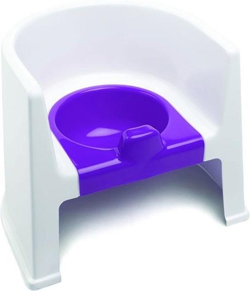 The Neat Nursery Potty Chair White/Plum