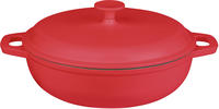 GSW Gusseisentopf, 30 cm Durchmesser, rot - Rot