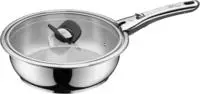 WMF Click&Serve Bratpfanne Induktion, ohne Edelstahlgriff, Cromargan Edelstahl