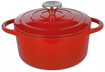 K&uuml;chenprofi Provence Bratentopf rund 20 cm rot