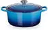 Le Creuset Signature Bräter 24 cm rund azure blue