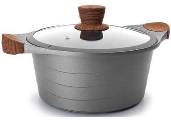 Lacor Stilo casserole dish with imitation wood handles 28 cm