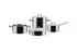Alessi Kochtopfset CONVIVIO Edelstahl 7-teilig Matte grey