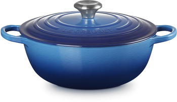 Le Creuset La Marmite Signature 28 cm azure blau