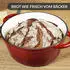 Chefarone Gusseisen Topf 26 cm rot