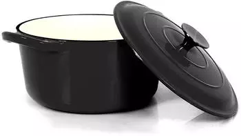 Echtwerk Schmortopf Gusseisen &Oslash;23,5cm 3,5l schwarz