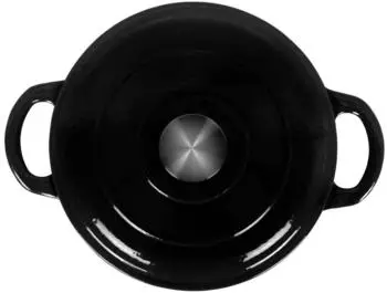 Echtwerk Schmortopf Gusseisen Ø23,5cm 3,5l schwarz – Der Echtwerk Schmortopf Gusseisen Ø23,5cm 3,5l schwarz: Ein Allrounder in Ihrer Küche