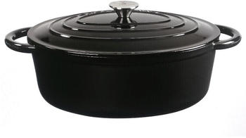 Chef Cuisine Br&auml;ter oval 6,7l schwarz emailliert