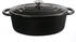 Chef Cuisine Bräter oval 6,7l schwarz emailliert