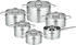Hanseatic Topf-Set Edelstahl 11-tlg. silber
