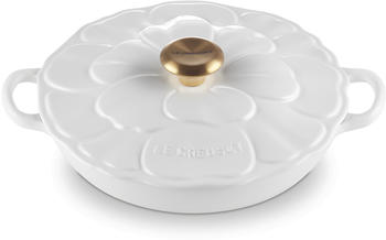 Le Creuset Gourmet-Profitopf Blume 26cm white