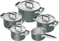 Zwilling Pure Kochgeschirrset 5-tlg. 18/10 gr&uuml;n (1028854)