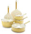 GreenPan Padova Keramik 10-teilig Sunshine yellow