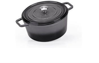 Moneta B.Iron Round roasting tin 20 cm grey with lid – Vielseitigkeit für kulinarische Höhenflüge