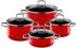 Silit Silargan Elegance Topf-Set 4-teilig Red