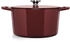 Fissler Moments Collection Emaillierter Gusseisen-Bräter rund Ø24cm Burgunderrot