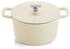 Fissler Moments Collection Emaillierter Gusseisen-Bräter rund Ø24cm Elfenbeinweiß