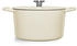 Fissler Moments Collection Emaillierter Gusseisen-Bräter rund Ø24cm Elfenbeinweiß