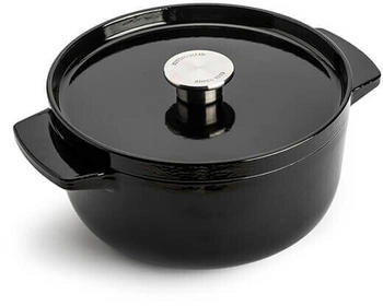 KitchenAid Runder Br&auml;ter Gusseisen 22cm 3,3 Onyx Black