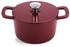Fissler Moments Collection Emaillierter Gusseisen-Bräter rund Ø20cm Burgunderrot