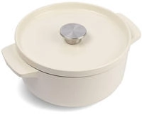 KitchenAid Br&auml;ter mit Deckel Gusseisen 26cm, creme (CC006059-001)