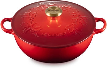 Le Creuset La Marmite Holly Tradition 26 cm kirschrot