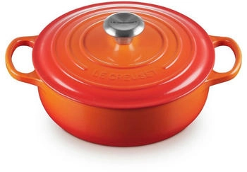 Le Creuset Signature aus Gusseisen in ofenrot