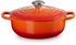 Le Creuset Signature aus Gusseisen in ofenrot