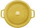 Staub Round cast iron cocotte 26 cm yellow