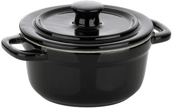 Kela Mini black ceramic cocotte 14 cm