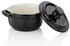 Kela Mini black ceramic cocotte 14 cm