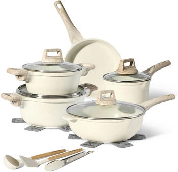 Just Perfecto Topf- und Pfannenset 14-tlg. Beige