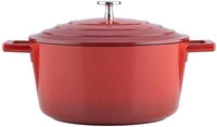 Kelomat Schmortopf m. D. 24cm 4.7 Liter - Rot
