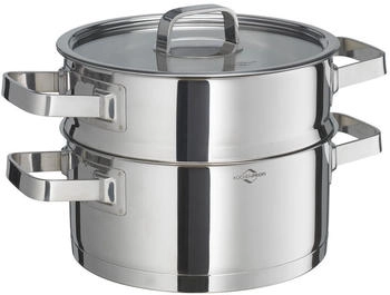 K&uuml;chenprofi COOK mit D&auml;mpfeinsatz SAN REMO 20 cm 18/8 Edelstahl