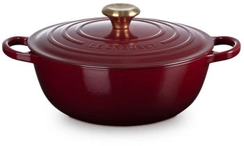 Le Creuset Familientopf La Marmite aus Gusseisen in garnet (26 cm / ca. 13,5 cm / 4,1 Liter)