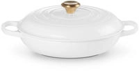 Le Creuset Gourmet-Profitopf mit Deckel 30 cm Signature White