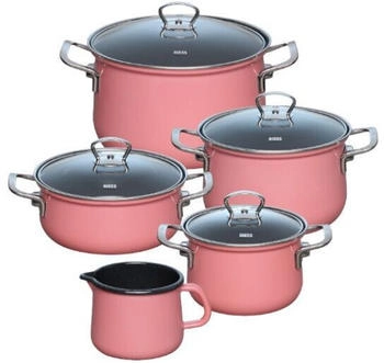 Riess Sparset 5-teilig Pink Topfset mit Schnabeltopf