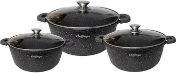 Cheffinger Stainless steel pot series 20/24/28 cm