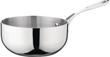 Vogue Sauteuse - Edelstahl/Aluminium - Induktionsgeeignet - 20cm(&Oslash;)
